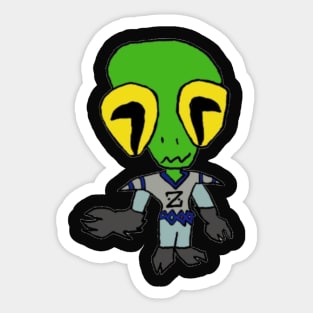 ODDyssey Alien Neil Sticker